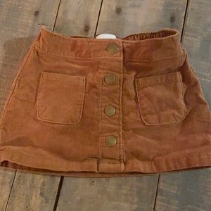 Corduroy skirt